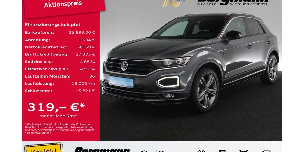 VW T-Roc 40.422 km 24.994 &euro; Krefeld 47803