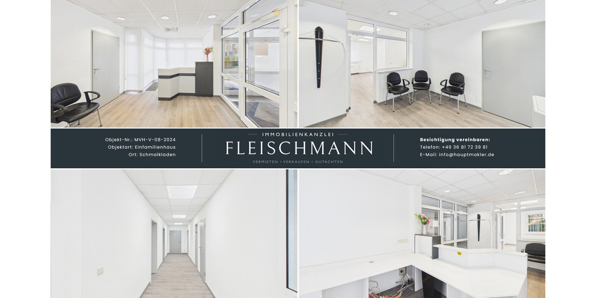 Attraktive Büro- oder Praxisfläche in zentraler Lage von Suhl – alles fußläufig erreichbar - Gewerbeobjekt Suhl | Angebot:25987176