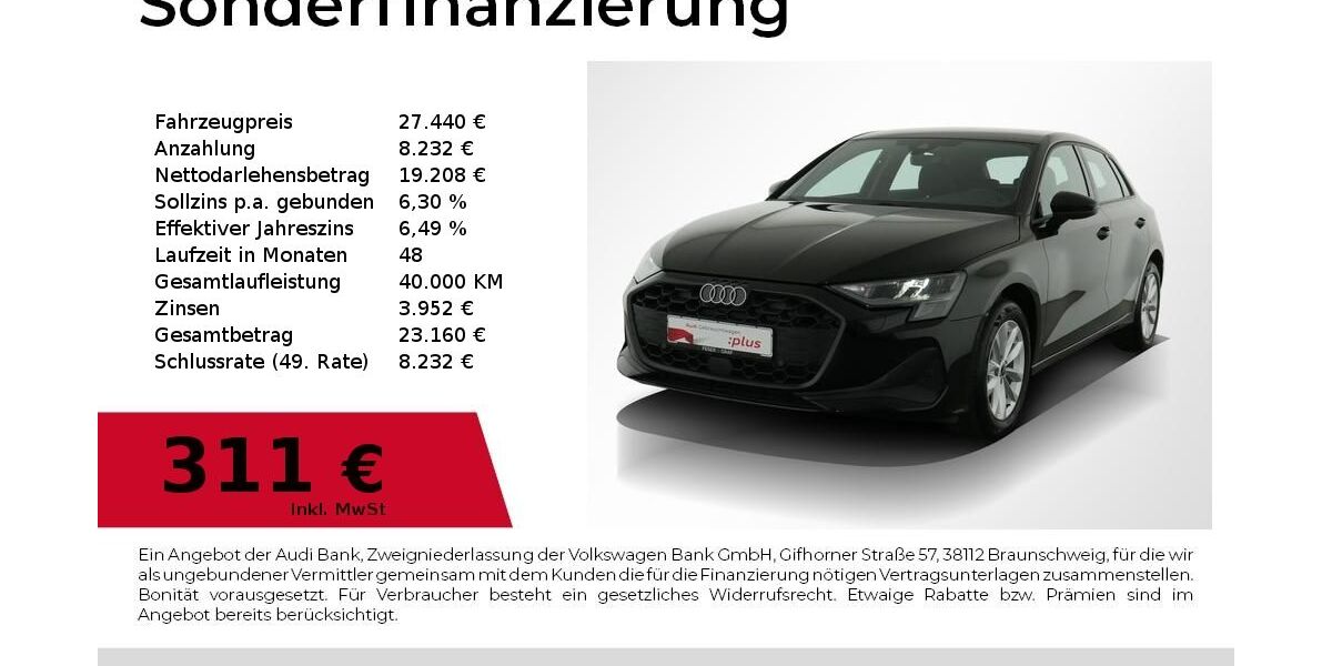 Audi A3 22.300 km 25.740 &euro; Nürnberg 90411