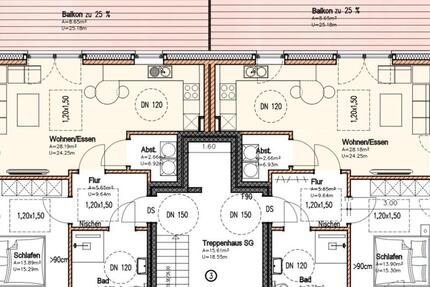 Haus Warendorf - 2 Zimmer, 70 m&sup2;, 1.050&euro; | Angebot:24588667