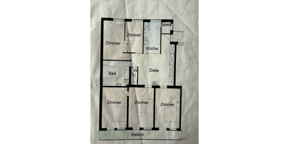 Etagenwohnung Roth - 5 Zimmer, 137 m&sup2;, 365.000&euro; | Angebot:26758910