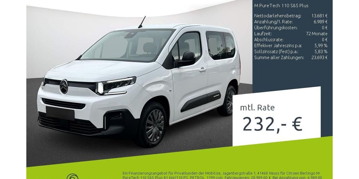 Citroen Berlingo 2.668 km 20.670 &euro; Stuhr 28816