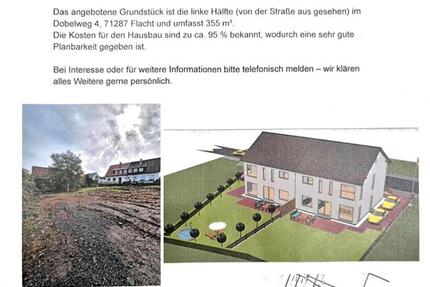 355qm² Grundstück in 71287 Flacht zimmer