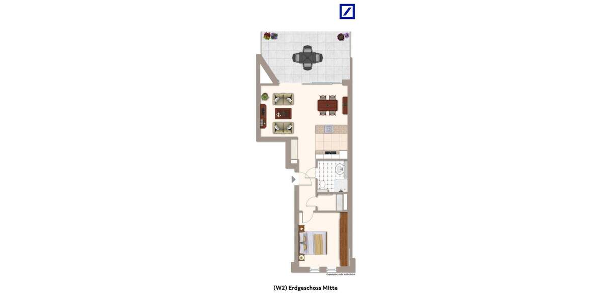 Etagenwohnung Delbrück - 2 Zimmer, 68 m&sup2;, 299.000&euro; | Angebot:24780472