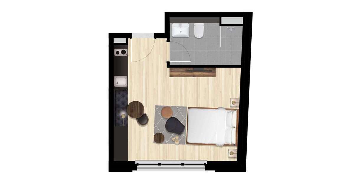 Wohnen auf Zeit in Berlin 1.190 € 1 zimmer