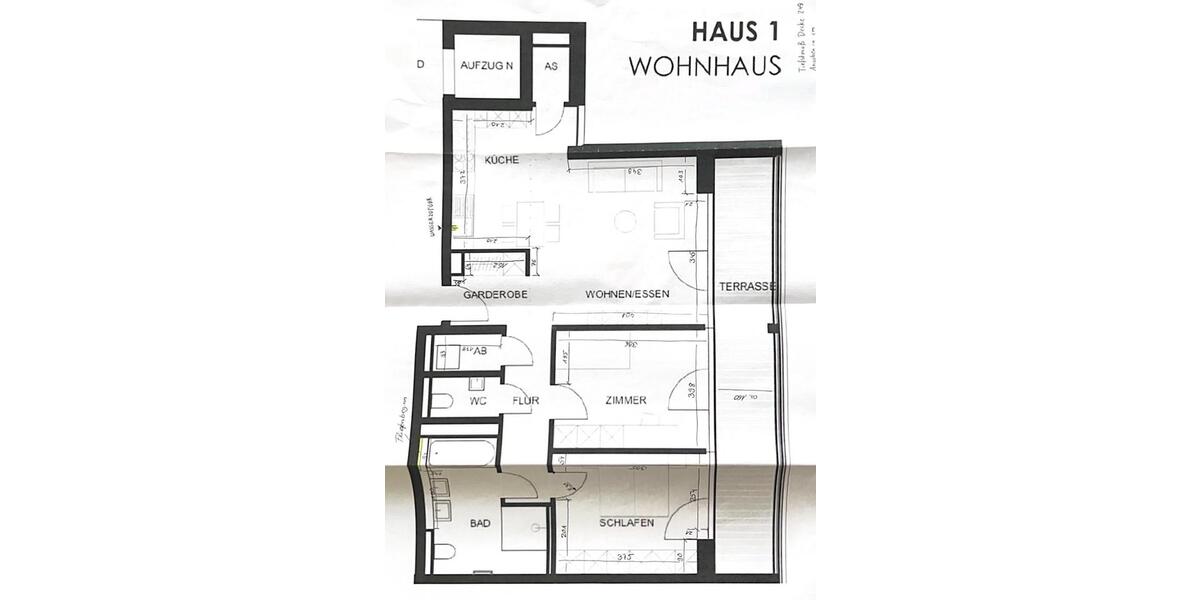 Etagenwohnung Meckenbeuren - 3 Zimmer, 85 m&sup2;, 1.210&euro; | Angebot:26532874