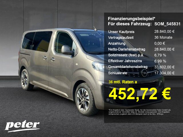 Opel Zafira Life 62.000 km 28.840 &euro; Eschwege 37269