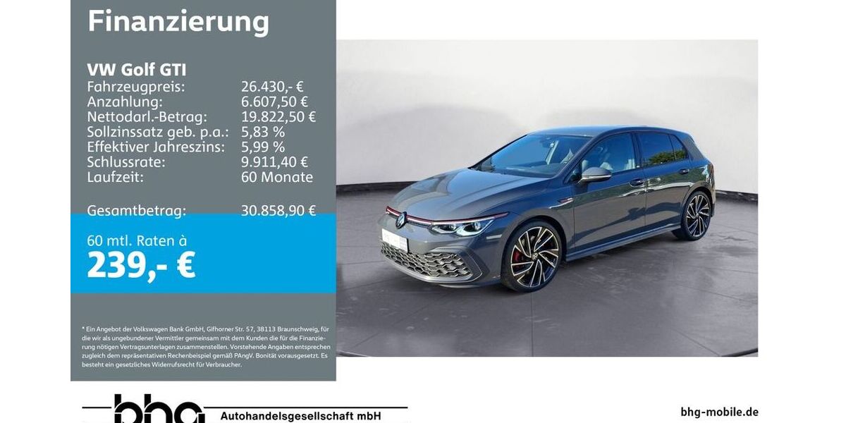 VW Golf 76.172 km 26.430 &euro; Reutlingen 72770