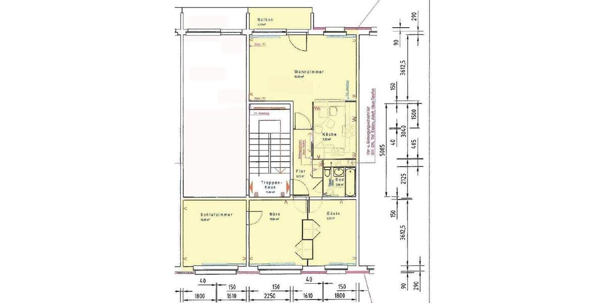 Etagenwohnung Gotha - 4 Zimmer, 73 m&sup2;, 79.000&euro; | Angebot:25664931