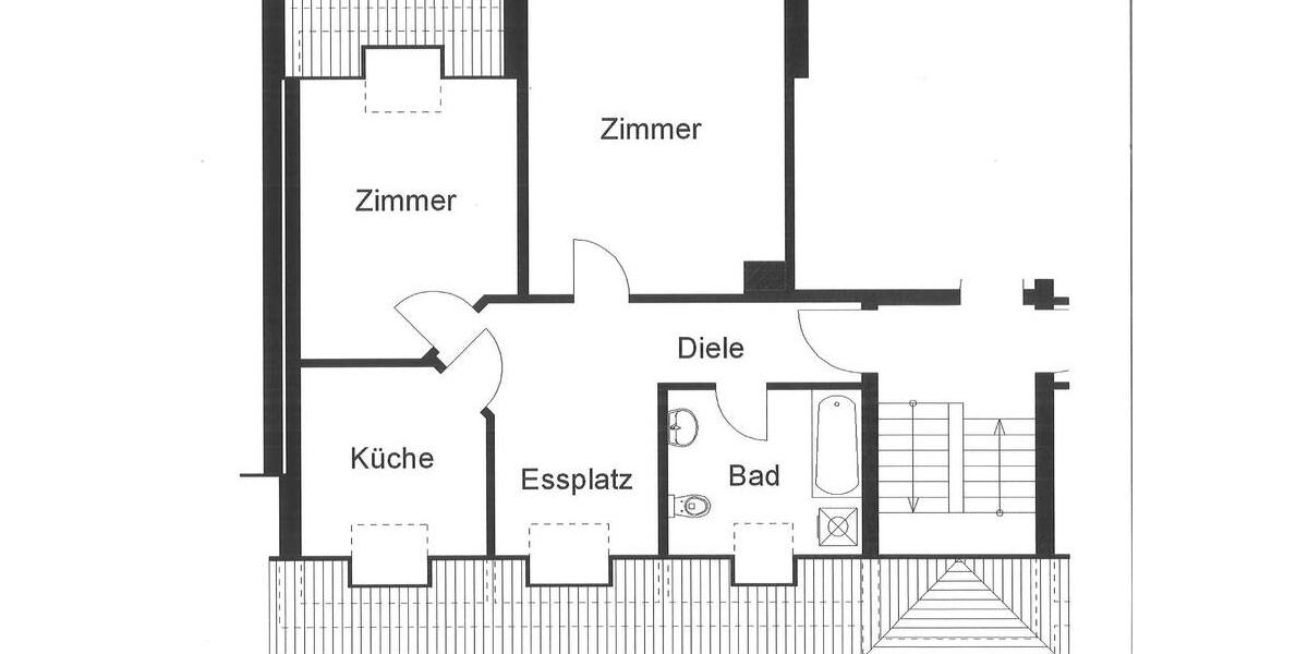 Wir haben den Schlüssel zu Ihrer neuen Wohnung! - Dachgeschoßwohnung Alfeld Alfeld | Angebot:27091142