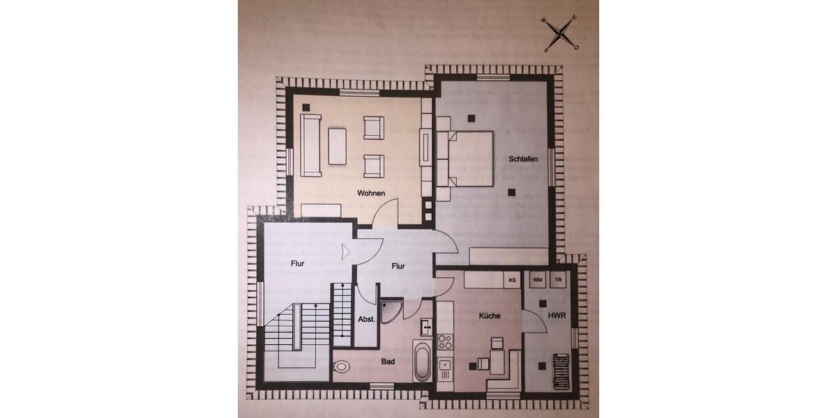 Dachgeschoßwohnung Eberbach - 2.5 Zimmer, 99 m&sup2;, 199.000&euro; | Angebot:26705696