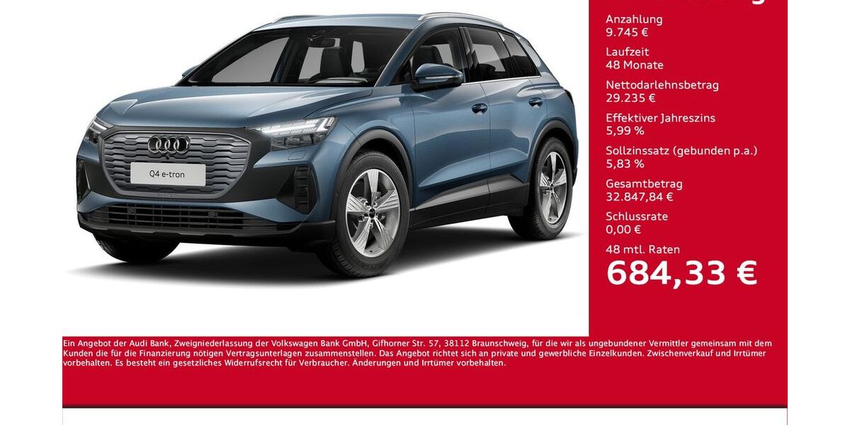 Audi Q4 e-tron 39.800 km 36.980 &euro; Halle 06122