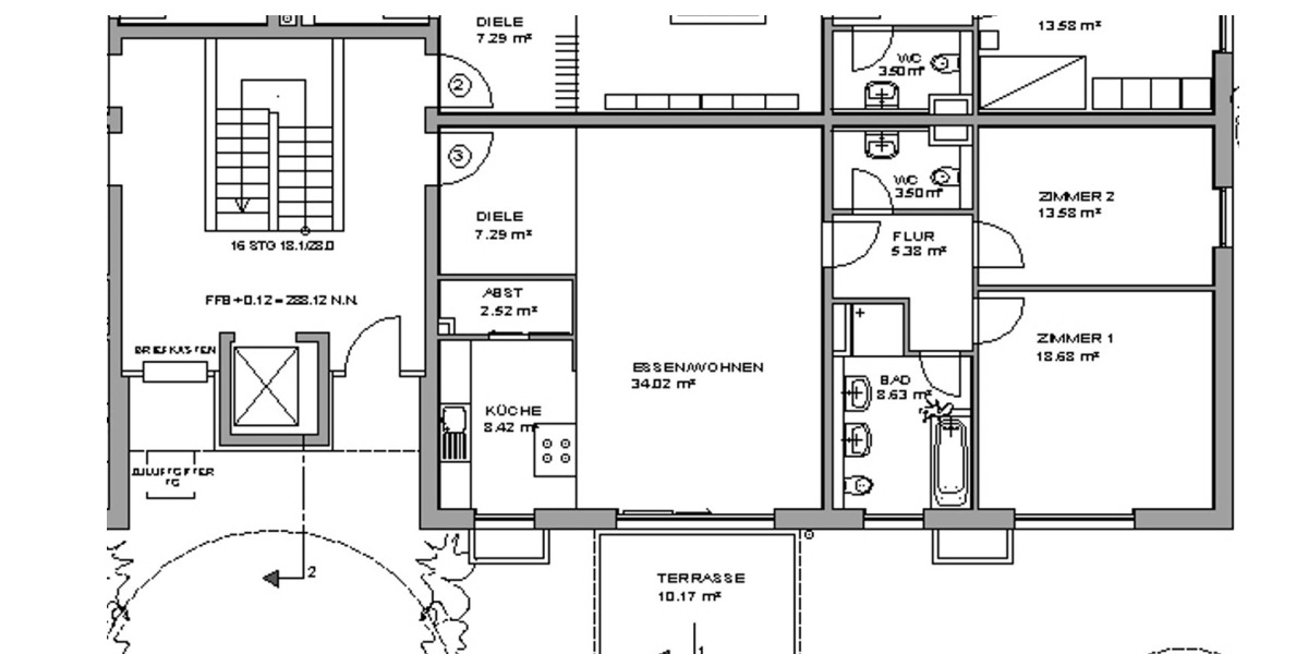 Etagenwohnung Bad Säckingen - 3 Zimmer, 118 m&sup2;, 650.000&euro; | Angebot:25706513