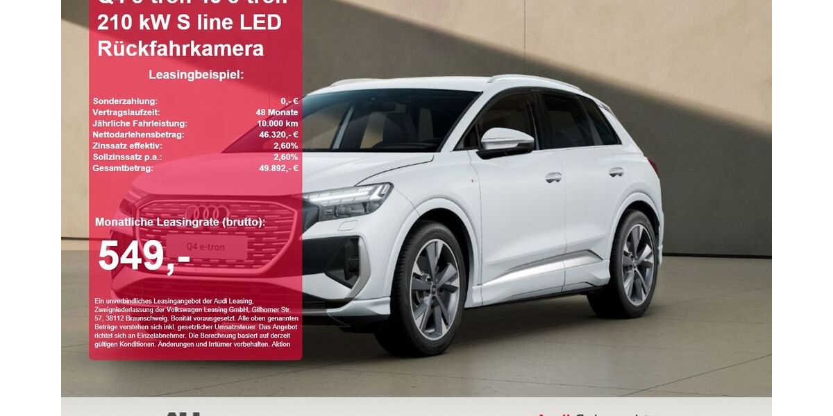 Audi Q4 e-tron 14.304 km 45.700 &euro; Northeim 37154
