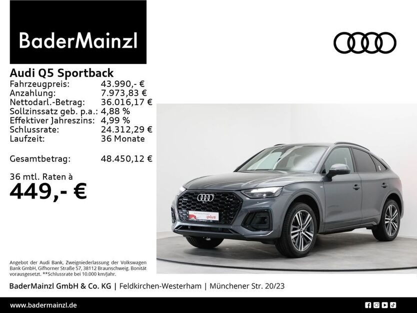 Audi Q5 16.500 km 42.850 € Feldkirchen/Westerham 83620