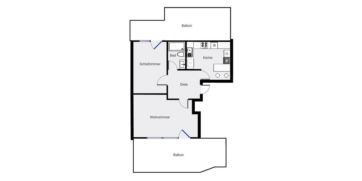 Dachgeschoßwohnung Stuttgart Stuttgart-West - 2.5 Zimmer, 66 m&sup2;, 1.060&euro; | Angebot:26001345