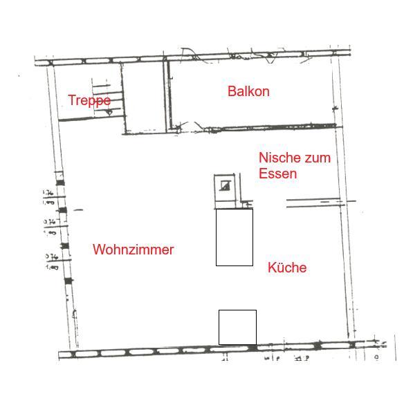 4 Zimmer-Wohnung im Zentrum von Schlitz mit Balkon 80qm 4 zimmer