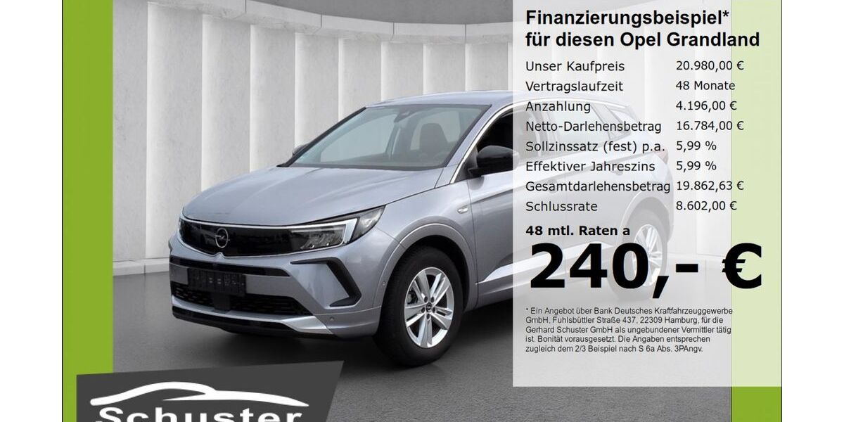 Opel Grandland (X) 27.973 km 20.980 € Ruhstorf 94099