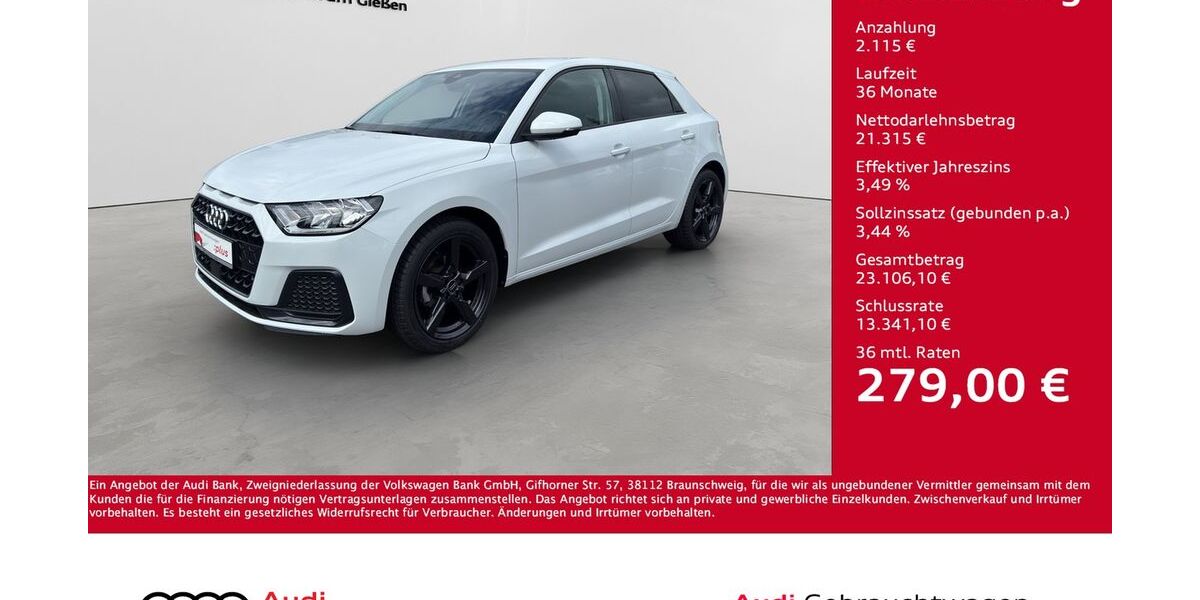Audi A1 3.500 km 22.830 &euro; Giessen 35394