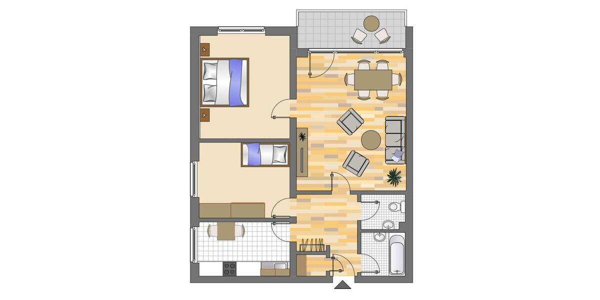 Etagenwohnung Velbert Langenberg - 3 Zimmer, 78 m&sup2;, 539&euro; | Angebot:26683850