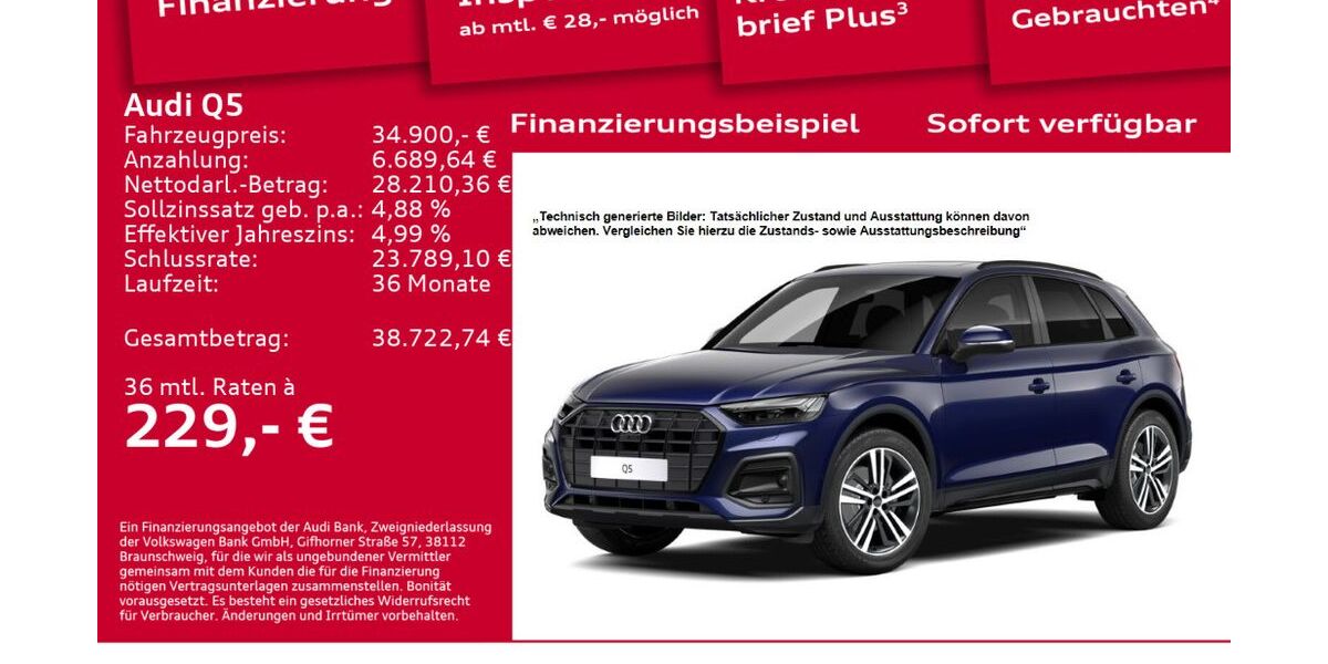 Audi Q5 68.500 km 34.900 &euro; Berlin 12489