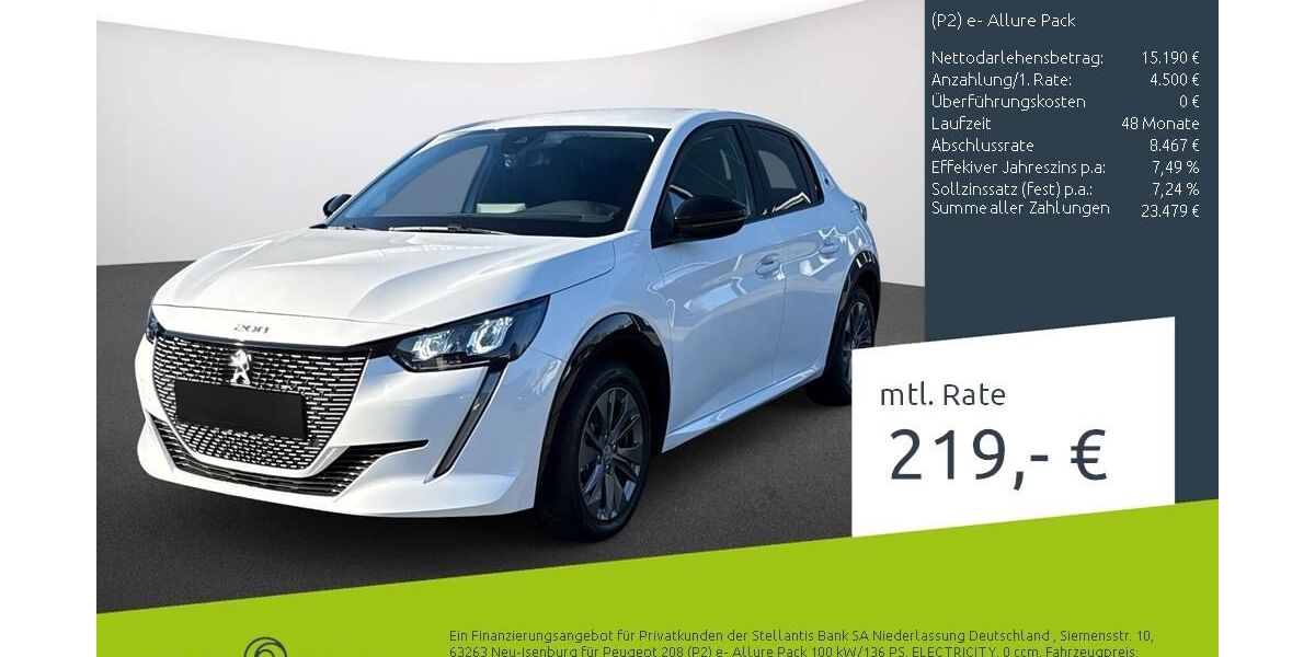 Peugeot 208 10.200 km 19.690 &euro; Bocholt 46395