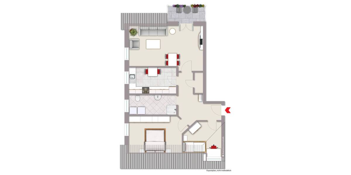 Etagenwohnung Visselhövede - 3 Zimmer, 68 m&sup2;, 130.000&euro; | Angebot:26027664