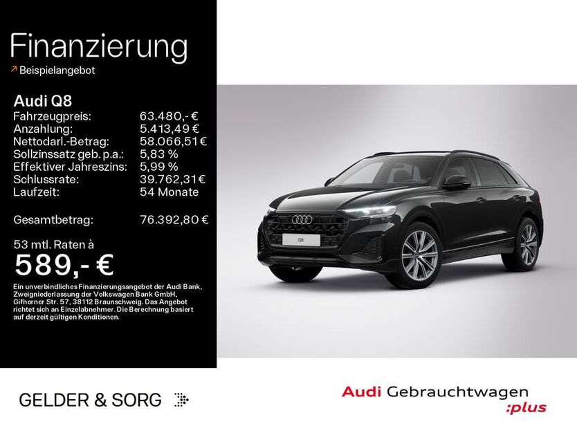 Audi Q8 26.077 km 63.480 € Coburg 96450