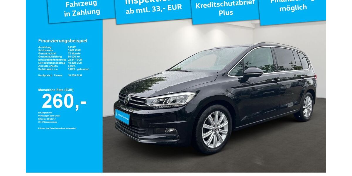 VW Touran 99.210 km 17.998 &euro; Lindau 88131