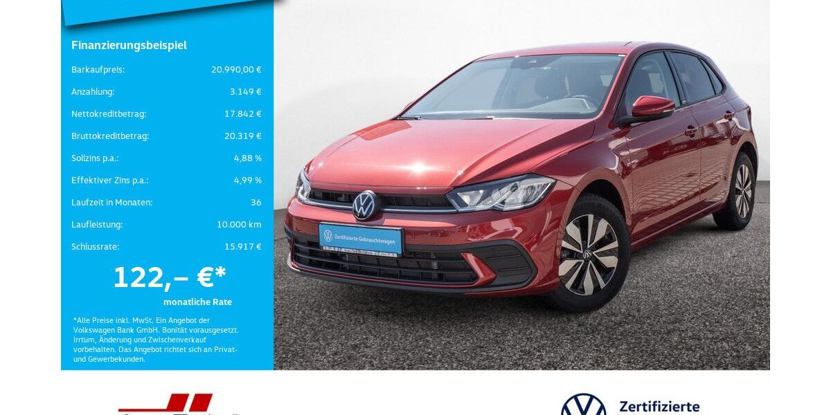 VW Polo 21.892 km 20.990 &euro; Wittenberge 19322