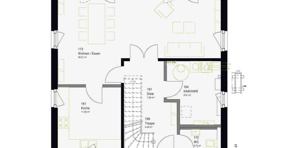 Einfamilienhaus Oelde Sünninghausen - 4 Zimmer, 135 m&sup2;, 399.550&euro; | Angebot:26797491