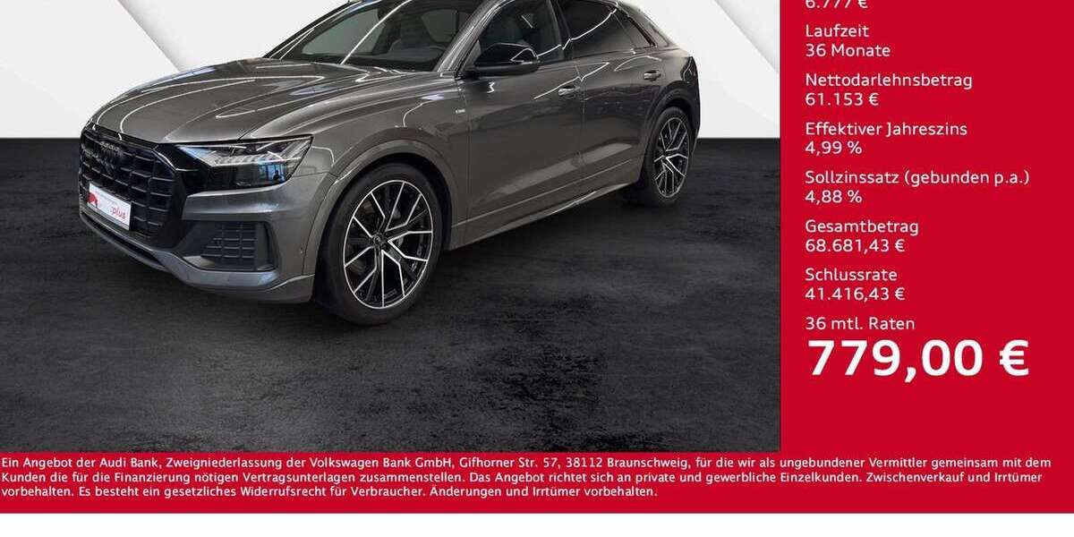 Audi Q8 42.950 km 67.930 &euro; Gießen 35394