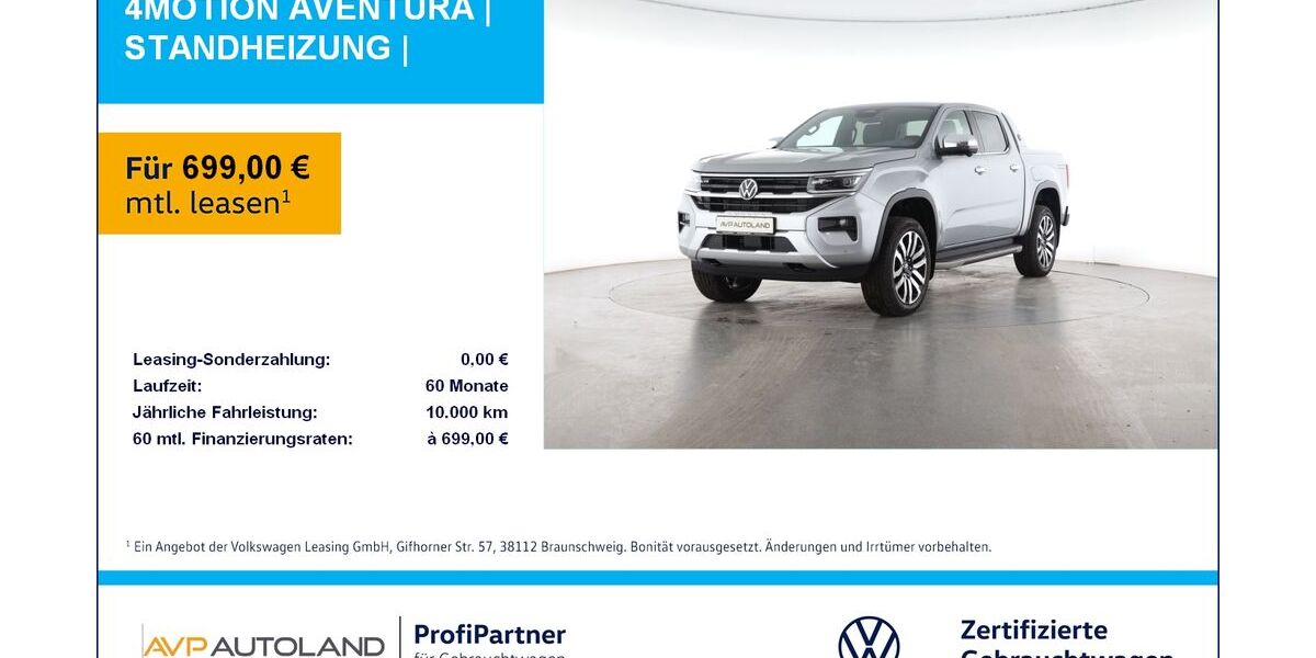 VW Amarok 2.000 km 64.699 &euro; Plattling 94447