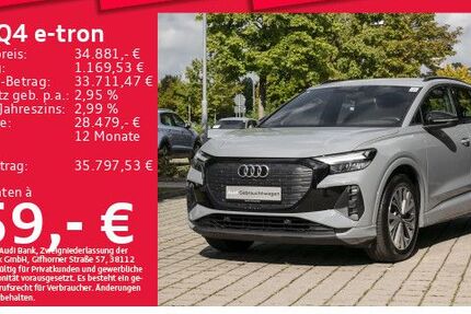 Audi Q4 e-tron 43.167 km 33.992 € München 80935