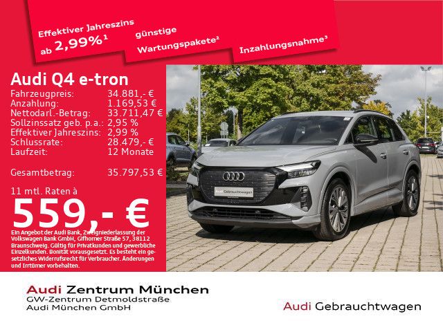 Audi Q4 e-tron 43.167 km 33.992 € München 80935