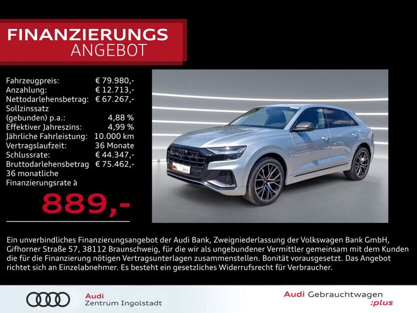 Audi Q8 58.766 km 79.980 € Ingolstadt 85057