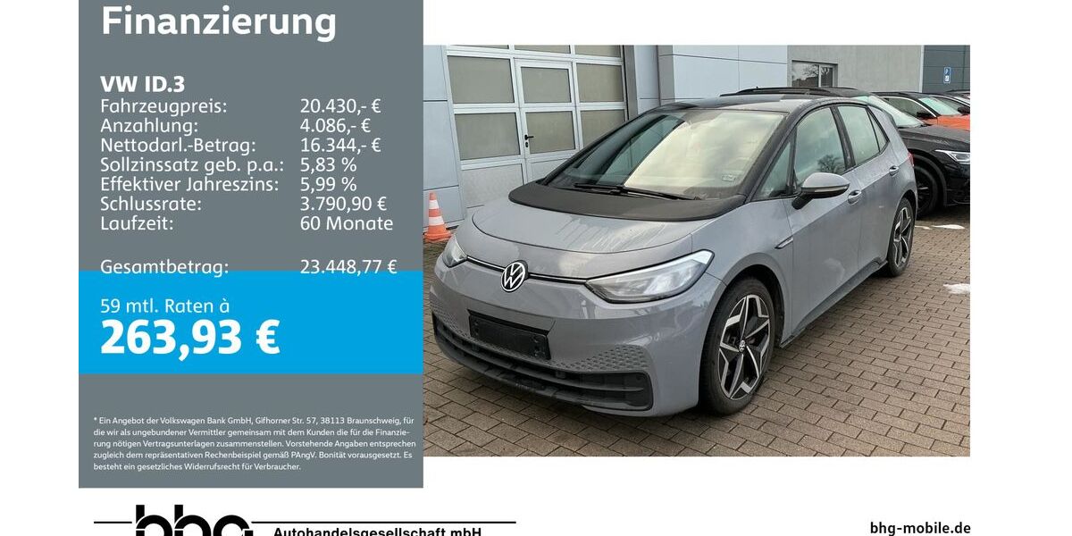 VW ID.3 38.041 km 20.430 &euro; Albstadt 72458