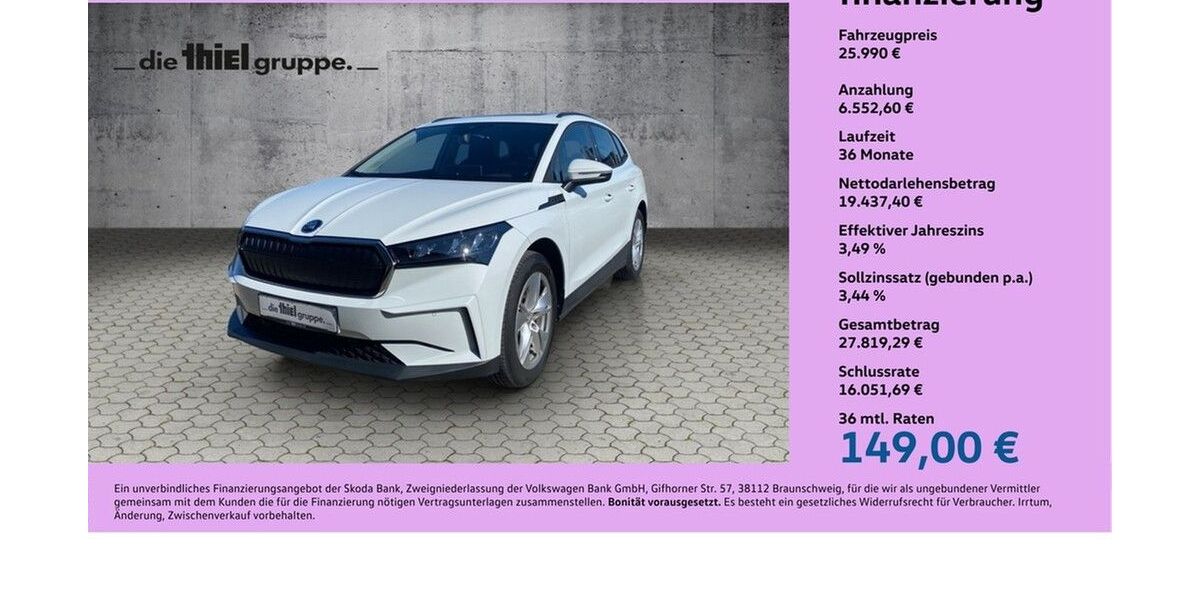 Skoda Enyaq 19.300 km 25.990 &euro; Paderborn 33104
