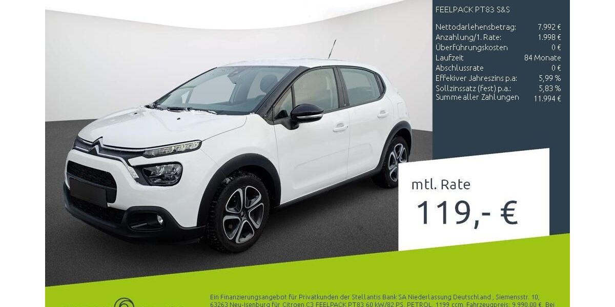 Citroen C3 69.251 km 9.444 &euro; Ahaus 48683