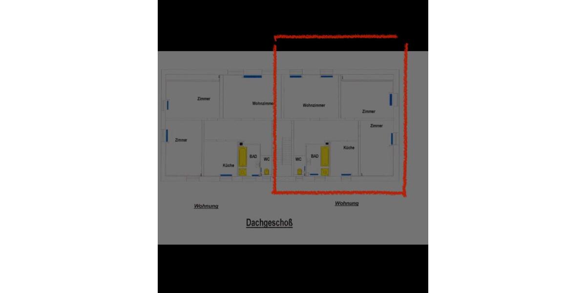 Familienfreundliche 3- Zimmer-Dachgeschosswohnung 3 zimmer