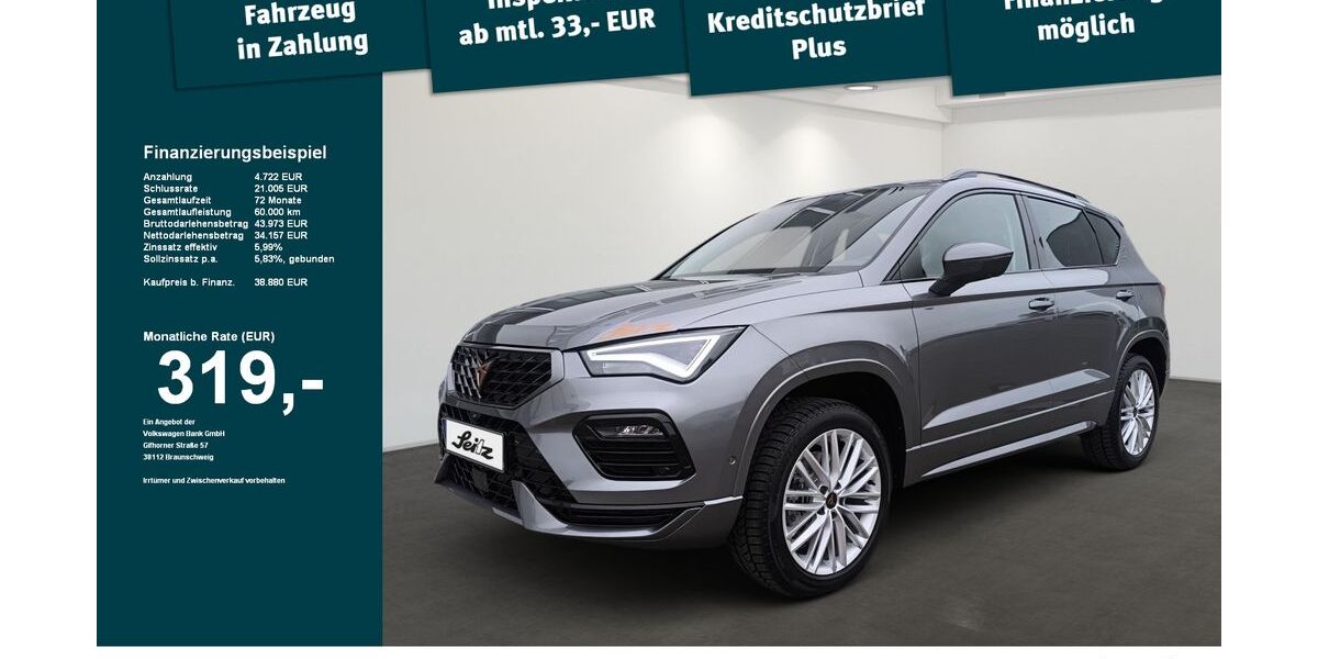 Cupra Ateca 9.000 km 37.880 &euro; Memmingen 87700