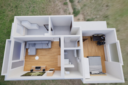 Schöne 2 Zimmer Wohnung mit Balkon und Garage Oberasbach 2 zimmer