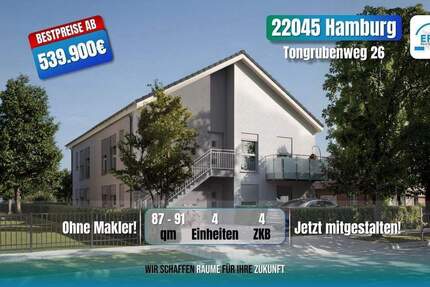 Wohnung Hamburg Tonndorf - 4 Zimmer, 539.900&euro; | Angebot:26695800
