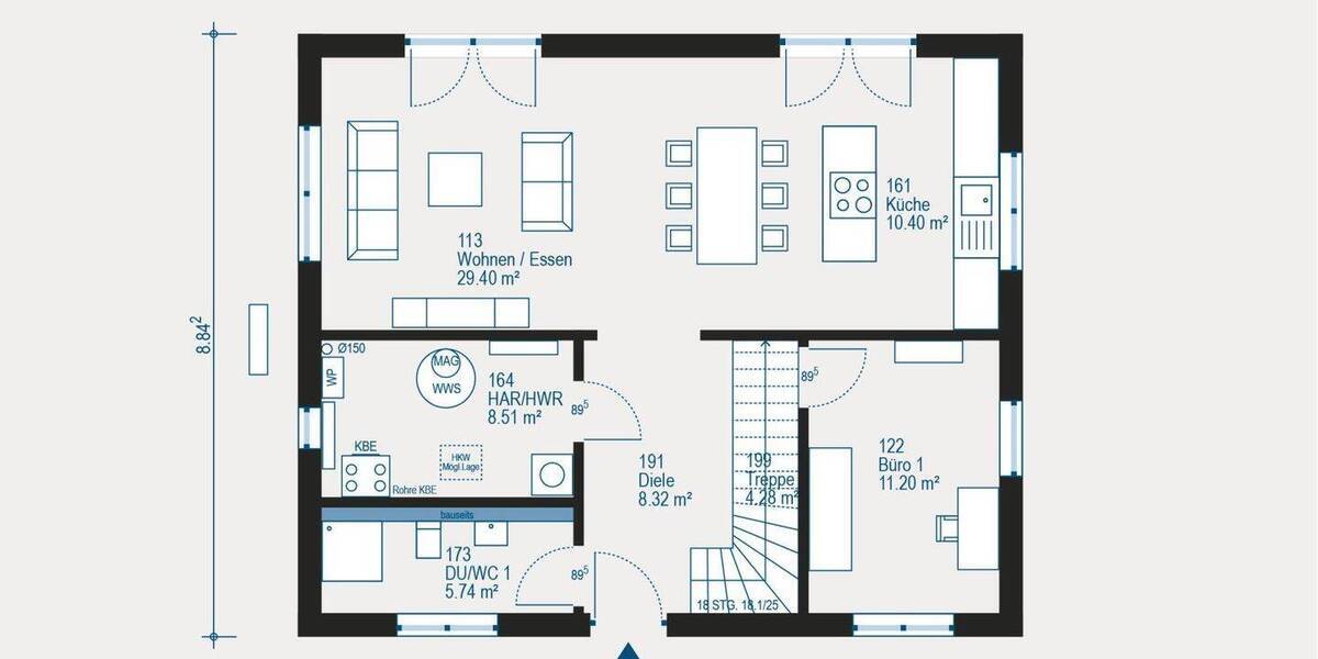 Einfamilienhaus Finsterwalde - 5 Zimmer, 146 m&sup2;, 255.659&euro; | Angebot:26155864
