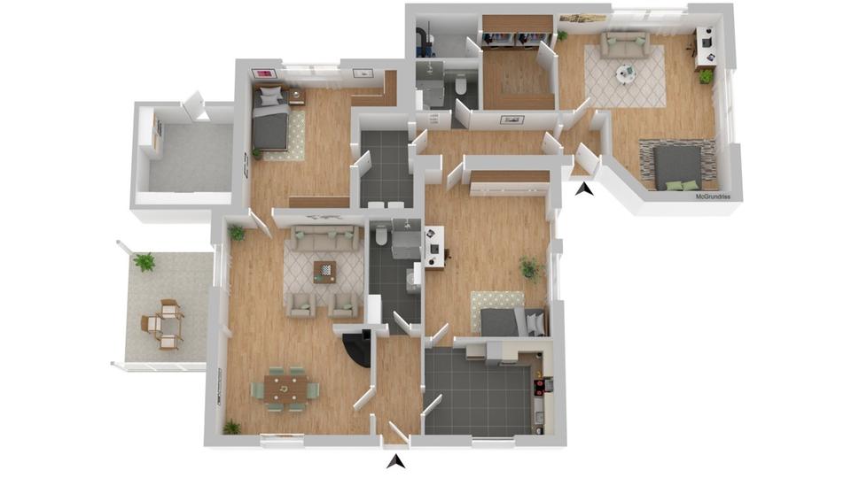 Gemütlicher Bungalow zu vermieten + zentrumsnah + großzügig + ruhig + familienfreundlich 4 zimmer