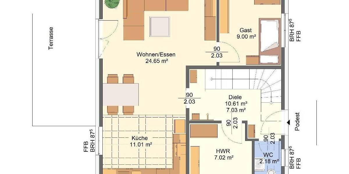 Einfamilienhaus Rehfelde Werder - 5 Zimmer, 128 m&sup2;, 644.000&euro; | Angebot:25744750