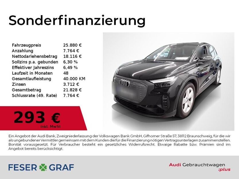 Audi Q4 e-tron 47.800 km 25.880 € Nürnberg 90411