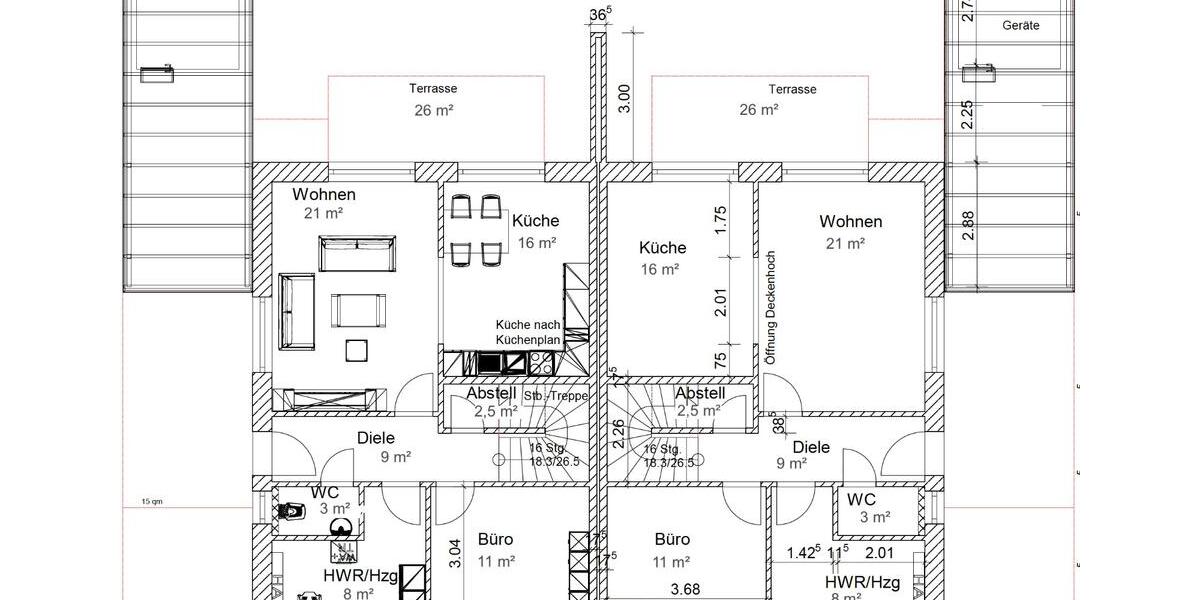 Einfamilienhaus Bösel - 6 Zimmer, 138 m&sup2;, 1.285&euro; | Angebot:26417088