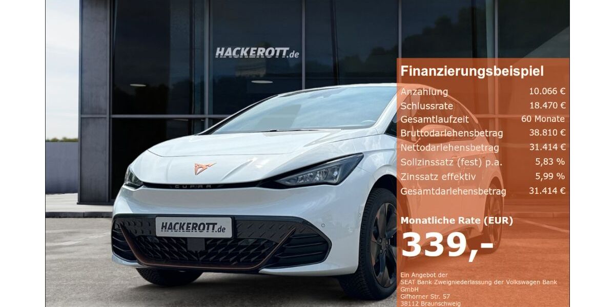 Cupra Born 5.763 km 41.480 &euro; Hannover 30165