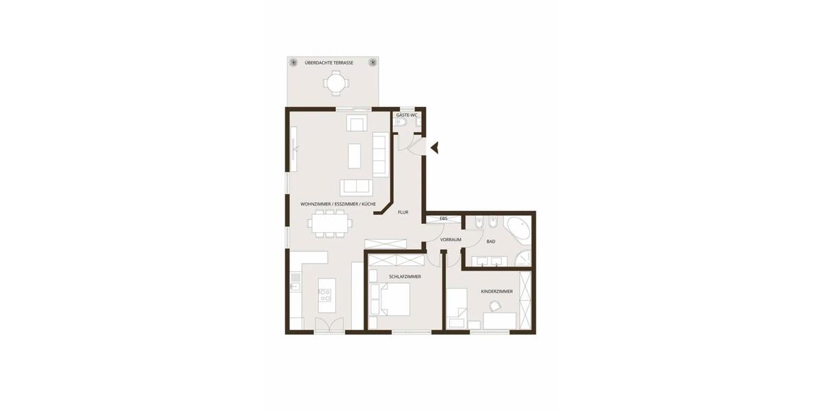 Erdgeschoßwohnung Fellbach Oeffingen - 4.5 Zimmer, 116 m&sup2;, 549.500&euro; | Angebot:27096227